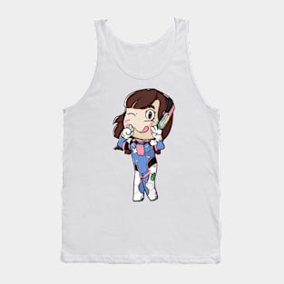 D.Va Overwatch Chibi Tank Top